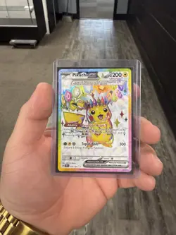 Pikachu EX 219/191SV08: Surging Sparks Holo Card NM Condition - Image 1