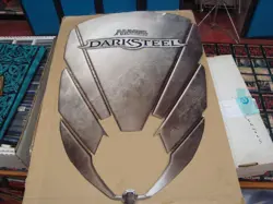 Older Wizards of the Coast Darksteel Retailer Store PROMO 28 inch x18 inch - Image 1