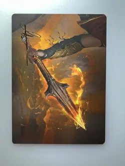 The Spear of Leonidas Assassin's Creed 4/20 MTG Art Series Card - Image 1