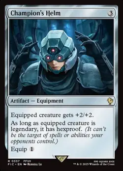 MTG - Champion's Helm - Final Fantasy Commander - X1 - (NM) - #L8765 - Image 1