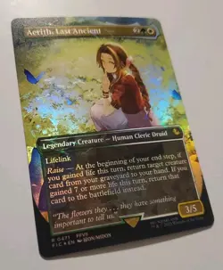 Aerith, Last Ancient (Borderless) (Chocobo Track Foil) Commander: Final Fantasy - Image 3