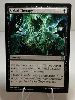 Cabal Therapy 83 Uncommon Eternal Masters Lightly Played - Image 1