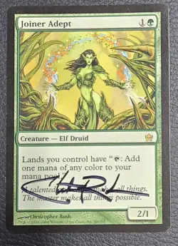 MTG Joiner Adept - Fifth Dawn - Signed by Christopher Rush Magic Artist Auto - Image 1