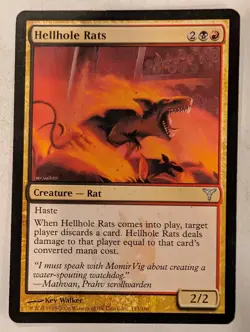 Hellhole Rats - Dissension - Magic the Gathering MTG Nice! - Image 1