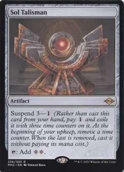 Sol Talisman Modern Horizons 2 Regular Rare #236 NM MTG - Image 1