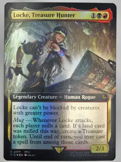 MTG: Final Fantasy - Locke, Treasure Hunter (Extended Art Foil) - Image 1