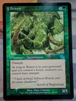 Foil Brawn Judgment MTG Magic the Gathering NM - Image 1