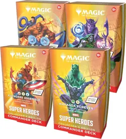 *PRE-ORDER * Magic Marvel SuperHeroes Collector’s Edition Commander Deck Bundle - Image 1