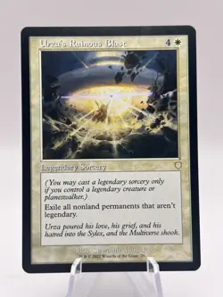 Urza's Ruinous Blast 79 Retro Fran The Brothers' War Commander BRC MTG NM - Image 1
