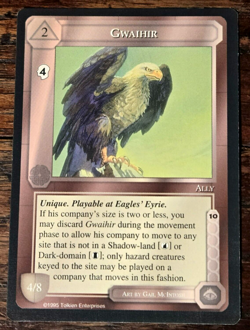 1x Gwaihir Middle Earth MECCG CCG NM/M Rare (1st Limited Edition ) + Fast Ship! - Image 1