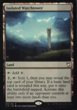 Isolated Watchtower - Commander 2018: #59, Magic: The Gathering Nm R154 - Image 1