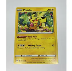 Pokemon TCG Pikachu 052/196 Swsh11 Lost Origin - Image 1