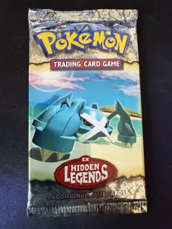 Pokemon EX Hidden Legends Sealed Booster Pack - 17.32g - Metagross - Image 1