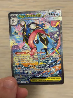 Mega Greninja EX 116/086 Crimson Invasion Secret Rare Holo Full Art English - Image 1