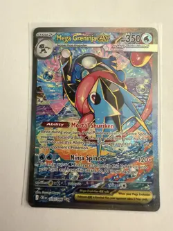 2026 Pokemon Chaos Rising Mega Greninja EX #116/86 M/NM SIR Holo - Image 3