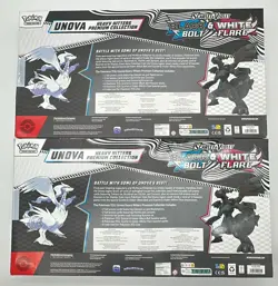 (2) Pokemon TCG UNOVA Heavy Hitters Premium Collection Boxes SEALED SV BLK & WHT - Image 2