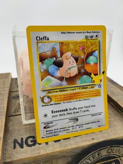 Cleffa 20/111 Rare Neo Genesis Pokemon Unlimited LP HOLO - Image 2