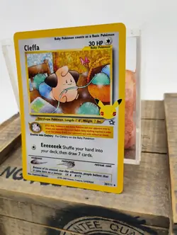Cleffa 20/111 Rare Neo Genesis Pokemon Unlimited LP HOLO - Image 3