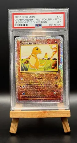 CHARMANDER REVERSE HOLO 70/110 LEGENDARY POKEMON PSA 8.5 - Image 1
