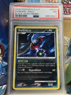 DARKRAI DP52 - POKEMON 2009 D&P BLACK STAR PROMO HOLO PSA 7 - Image 3