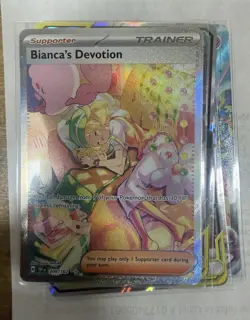 Pokemon Co Bianca's Devotion 209/162 Temporal Forces SIR Holo Trainer Eng - Image 1