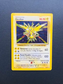 Carte Pokemon Electhor 16/102 HOLO Ed2 Set De Base Edition 2 Wizards FR - Image 1