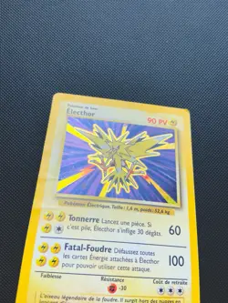 Carte Pokemon Electhor 16/102 HOLO Ed2 Set De Base Edition 2 Wizards FR - Image 3