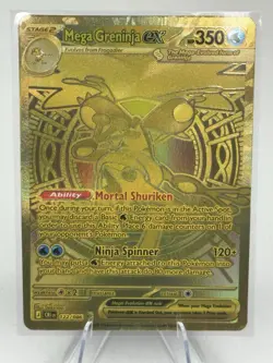 Pokemon TCG Mega Greninja Ex 122 Mega Hyper Rare Chaos Rising PACK FRESH NM - Image 1