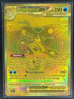 Pokemon TCG Mega Greninja Ex 122 Mega Hyper Rare Chaos Rising PACK FRESH NM - Image 2