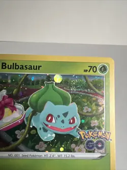 LP Bulbasaur SWSH231 Holo Swirl Sword & Shield Promo AUTHENTIC Pokemon Card - Image 2