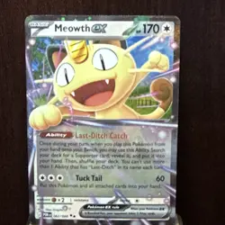 Pokemon TCG Meowth EX 062/088 Perfect Order 170 HP English - Image 1