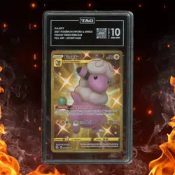 Pokemon Fusion Strike FLAAFFY 280/264 Secret Rare TAG 10 - Image 1