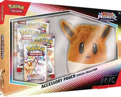 Pokemon Prismatic Evolutions Accessory Pouch Special Collection Box New Sealed - Image 1