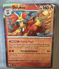 Pokemon TCG - Delphox 074 Prerelease Build & Battle Deck Chaos Rising - SEALED - Image 1