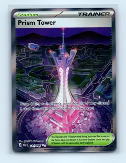 Pokemon tcg ME04: Chaos Rising Prism Tower Near Mint or Better - Image 1