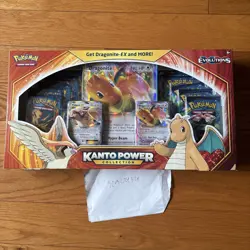 New Pokemon Evolutions Kanto Power Collection Dragonite Box In Hand Ships ASAP - Image 1