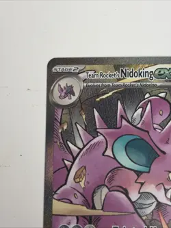 2025 Pokemon Destined Rivals Rocket's Nidoking Ex Special Illustration Rare #233 - Image 2