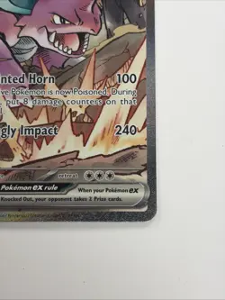 2025 Pokemon Destined Rivals Rocket's Nidoking Ex Special Illustration Rare #233 - Image 4