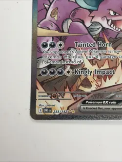 2025 Pokemon Destined Rivals Rocket's Nidoking Ex Special Illustration Rare #233 - Image 5