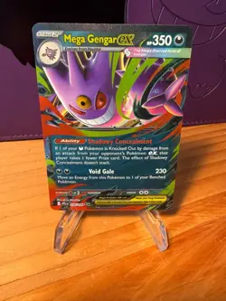 Pokemon TCG Mega Gengar ex 056/094 Me02: Phantasmal Flames NM - Image 1