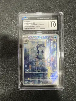 Poliwhirl 151 IR CGC 10 176/165 Pokemon 151 Scarlet & Violet - Image 1