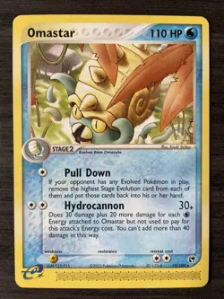 Pokemon Omastar - MP - EX Sandstorm (19/100) - Image 1