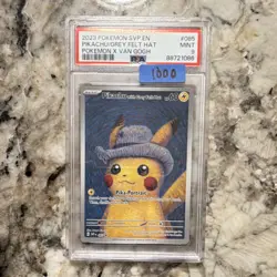 Pokemon Pikachu with Grey Felt Hat Promo 085 SV PSA 9 2023 English - Image 1