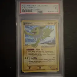 The Pokemon Company Gold Star Jolteon Star 101/108 Power Keepers Holo PSA 5 - Image 1