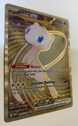 2023 POKEMON 151 ULTRA PREMIUM COLLECTION #205 MEW EX METAL - Image 4