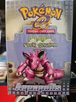 2002 Pokemon TCG Aquapolis Theme Deck - Rock Garden *BRAND NEW/FACTORY SEALED* - Image 1