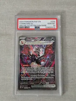 2024 POKEMON PAF EN-PALDEAN FATES SPECIAL ILLUSTRATION RARE CHARIZARD EX PSA 10 - Image 1