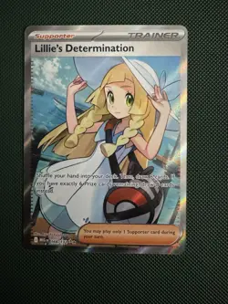 Pokemon TCG Lillie’s Determination 169/132 ME01: Mega Evolution Ultra Rare Holo - Image 1