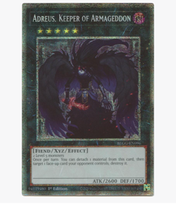 Adreus, Keeper of Armageddon - BLGG-EN096 - Starlight Rare YuGiOh - Image 1