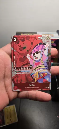 Bepo (Winner Pack Vol. 7) P-019 One Piece Promotion Cards Foil - Image 1